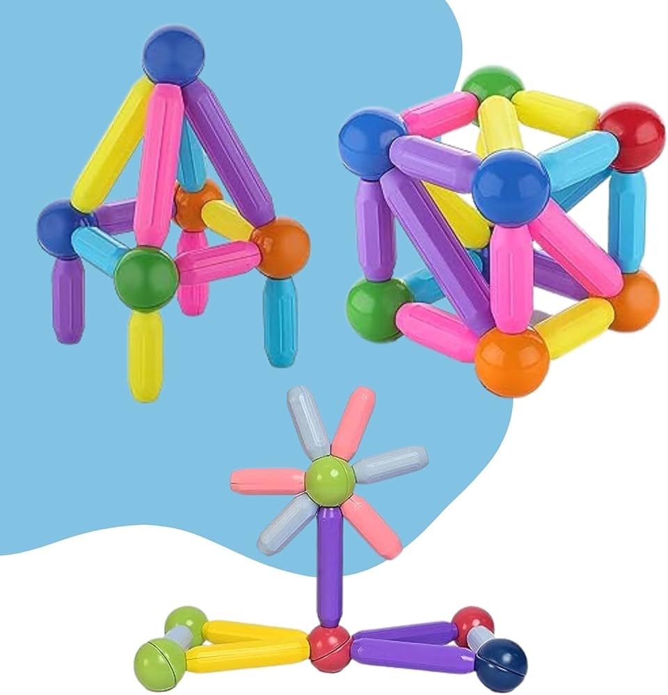 Magnetic Sticks de 42 Piezas: Creatividad, Diversión y Aprendizaje Seguro para Niños